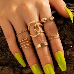 6-piece Golden Ring set